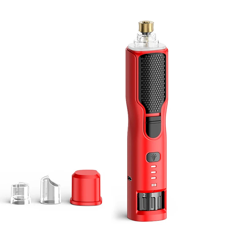 Coupe Griffe électronique pour animaux de compagnie, Rechargeable, toilettage des pattes de chien, coupe-ongles, lumière LED, 7 vitesses réglables, griffe de chat