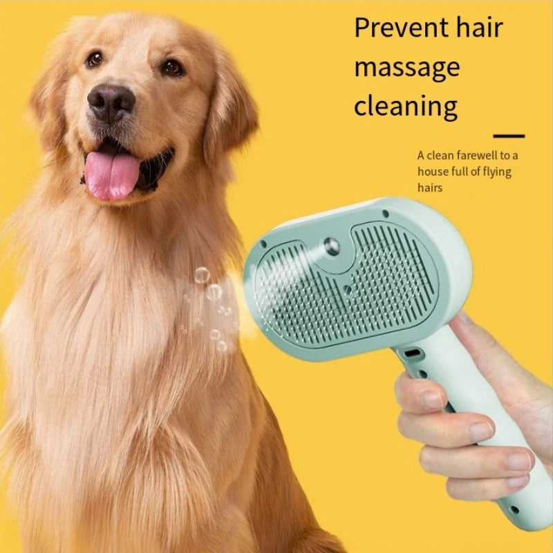 Peigne de toilettage électrique amélioré pour animaux de compagnie, épilation flottante à la vapeur, brosse de nettoyage à vapeur, accessoires de style pour chiens et chats